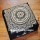 Black & White Rangoli Mandala Square Floor Pillow Cover, Boho Dog Beds