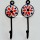 Choker Ceramic Round Key Hooks Set of 2