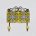 Yellow Multi Floral Ceramic Wall Hook