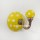 Yellow Polka Dots Ceramic Wall Hook