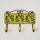 Yellow Rose Hand Painted Decorative Wall Hook