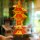 Orange & Yellow Boho Cloth Fabric Lantern