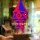 Blue & Red Decorative Bohemian Lantern Lampshade