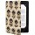 Beige Handblock Flower Printed Kindle Paperwhite Case for All 2012, 2013, 2015 and 2016 Versions