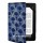 Blue Leaves Printed Kindle Paperwhite Cover for All 2012, 2013, 2015 and 2016 Versions