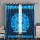 Turquoise Astrological Zodiac Tapestry Curtain Set of 2 Panels