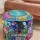Small Grey Multicolor Indian Bohemian Patchwork Pouf Ottoman Cover