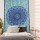 Blue Kerala Boho Mandala Tapestry Wall Hanging