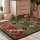 Triangle Pattern with Boarder Southwester Area Rug 4X6 Ft