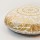 Gold Lotus Mandala Round Floor Pillow Cover 32 Inch