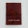 Maroon Genuine Crushed Leather Journal with Tie 4 x 6