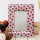 Grey & Pink Paper Tabletop Picture Frame 4X6 Inch 