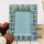 Multi Colored Recycled Paper Tabletop Picture Frame 5X7 Inch