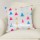 Triangle Mint Decorative Square Pillow Cover, Cushion Cover