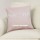 Peach Eyelash Decorative Square Throw Pillow Case, Cushion Cover