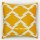 Yellow Geometric Square Velvet Throw Pillow Cover 16X16 Inch