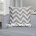 Grey Chevron Throw Pillow Cover