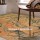 Multi Marble Design Cotton Area Rug 3X5 ft