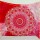 Red Bohochic Mandala Wall Tapestry