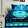 Queen Astrology Zodiac Horoscope Cotton Duvet Cover Set with 2 Pillow Covers
