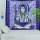 Purple & Blue OM and Deity Shiva Tapestry, Yoga Batik Wall Hanging 