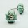 Flower Shape Decorative Vintage Melon Ceramic Drawer Knobs Set of 2