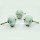 Bohemian Grey Decorative Ceramic Drawer Knobs Set of 2