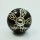 Dark Brown Round Shape Ceramic Drawer Knobs Set of 2