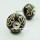 Vintage Decorative Brown Ceramic Drawer Knobs Set of 2