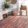 Colorful Natural Fibers Jute Area Rug 4X6 ft.