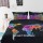 World Map Multi Colorful Tie Dye Cotton Duvet Cover Set with 2 Pillow Cases