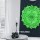 Black & Green Geometric Rangoli Mandala Wall Tapestry