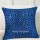 Triangle Indigo Blue Rug Pillow Cover 40X40 Cm 