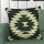 Geometric Hand Braided Jute Throw Pillow Cover 16X16 Inch