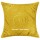 Yellow Indian Mirror Embroidered Square Throw Pillow Cover 18X18 Inch