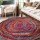 Round Chindi Multi Braided Rug 6 Ft Large