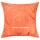 24 Inch Peach Mirror Embroidered Indian Throw Pillow Cover