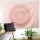 Pink Gold Bohemian Elephant Ring Mandala Wall Tapestry Wall Hanging