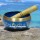 Blue Buddhist Mantra Hand Painted Singing Bowl Set with Striker and Cushion 4.5 Inch