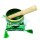 Green Buddhist Singing Bowl Set with Mallet & Cushion - 4 Inch Perfect Spiritual Gift 