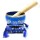 Blue Sound Healing Tibetan Buddhist Singing Bowl Set with Mallet & Cushion 4 Inch