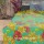 Turquoise Yellow Boho Reversible Indian Cotton Supreme Kantha Quilt Blanket Throw