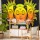 Black Yellow Mother of Galaxy Burning Sun Moon Star Psychedelic Tapestry