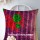 Purple Multicolored Bohemian Running Kantha Throw Pillow Cushion Cover 16X16 Inch