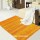 Yellow Multi Soft Cotton Boho Chindi Area Rag Rug 4X6 Ft