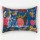 Blue Multi Tropicana Floral Indian Bohemian Kantha Quilted Standard Size Pillowcase - Set of Two