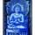 Blue Black Amitabha Buddha Tapestry - Poster Size 30X40 Inch