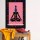 Pink Multi Meditation Chakra Tapestry - Poster Size 30X45 Inch
