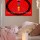 Red Meditation Chakra Cloth Fabric Poster Wall Tapestry - 30X40 Inch