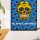 Rose & Skull Printed Tapestry - Poster Size 30X40 Inch